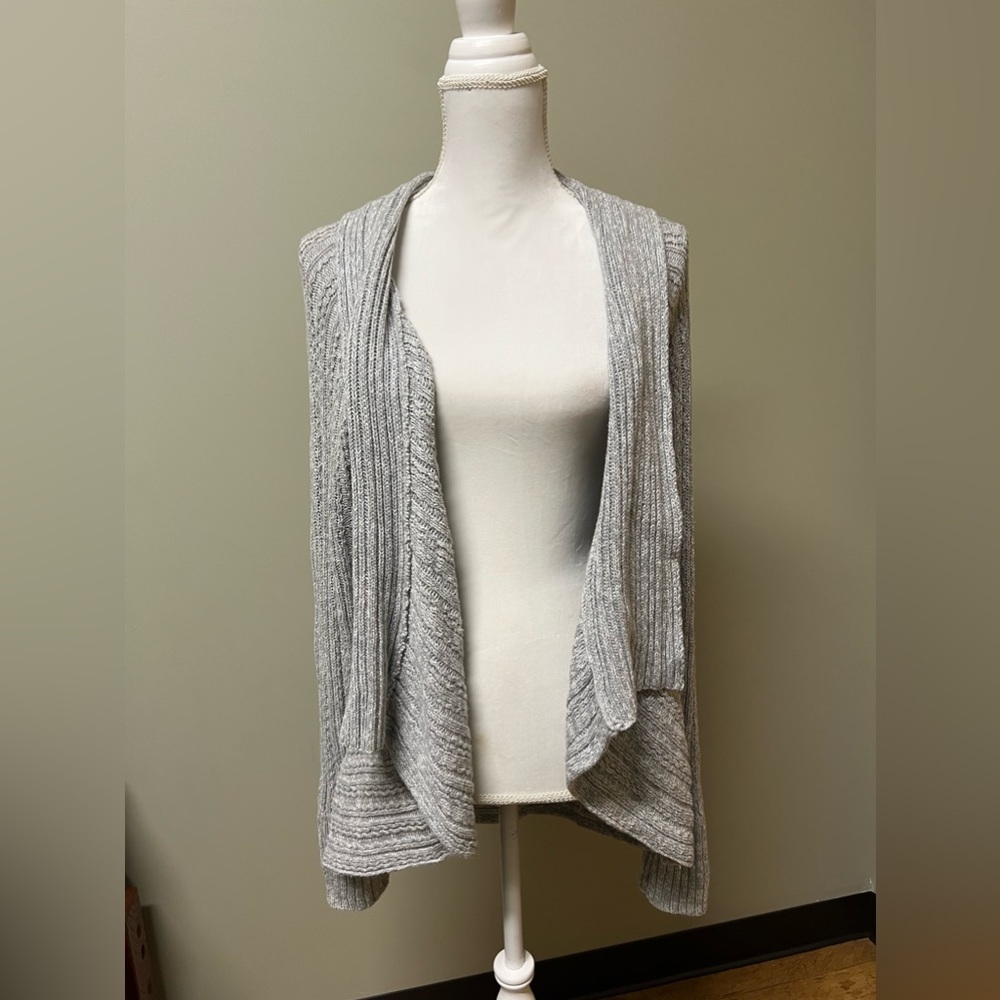 Gray cardigan